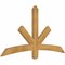 Ekena Millwork Alberta Rough Sawn Timber Gable Bracket, Western Red Cedar, 60"W x 32"H x 2"D x 4"F, 13/12 Pitch GBW060X32X0204ALB00RWR - alternate 2